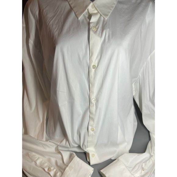 James Perse Mens Button up Shirt  size 4 XL MATTE STRETCH POPLIN DRESS SHIRT - Picture 7 of 10
